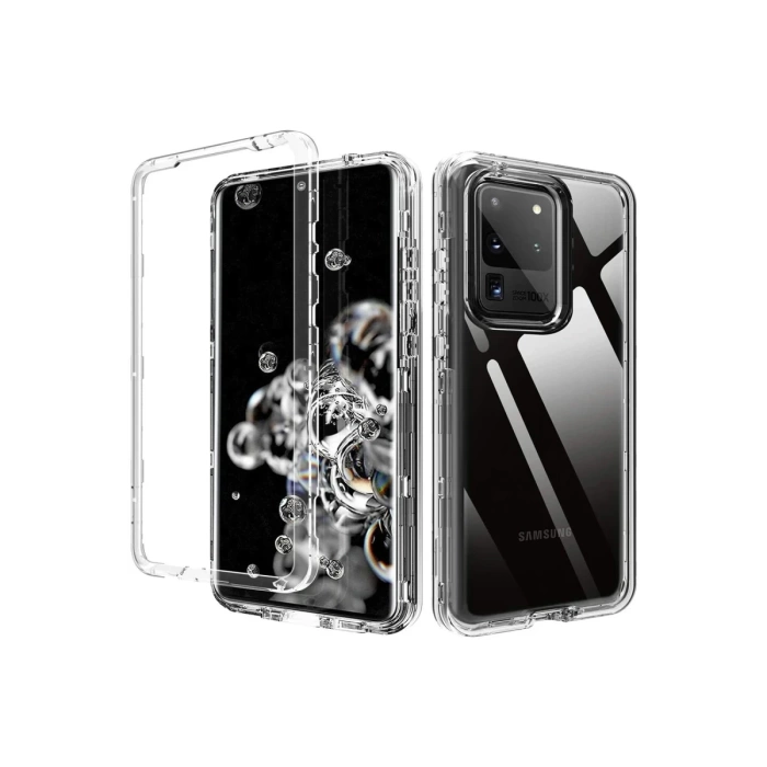 Newface Samsung Galaxy S20 Kılıf Lüx Şeffaf Silikon