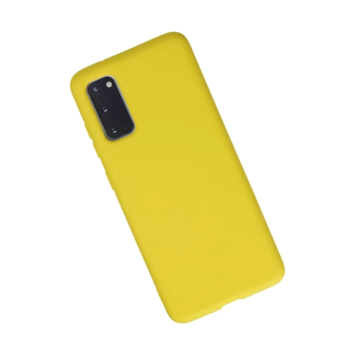 Newface Samsung Galaxy S20 Kılıf Nano içi Kadife Silikon