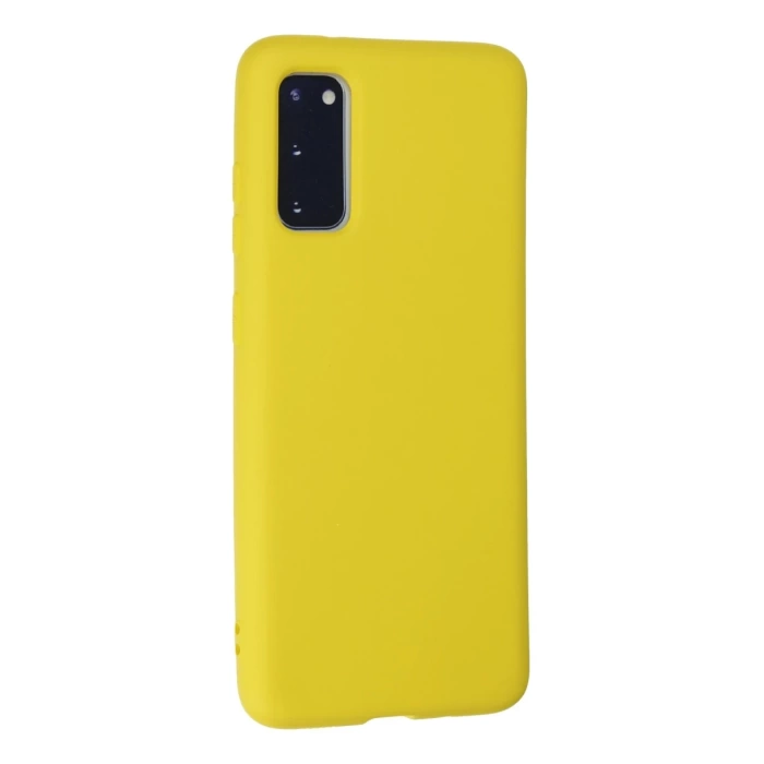 Newface Samsung Galaxy S20 Kılıf Nano içi Kadife Silikon