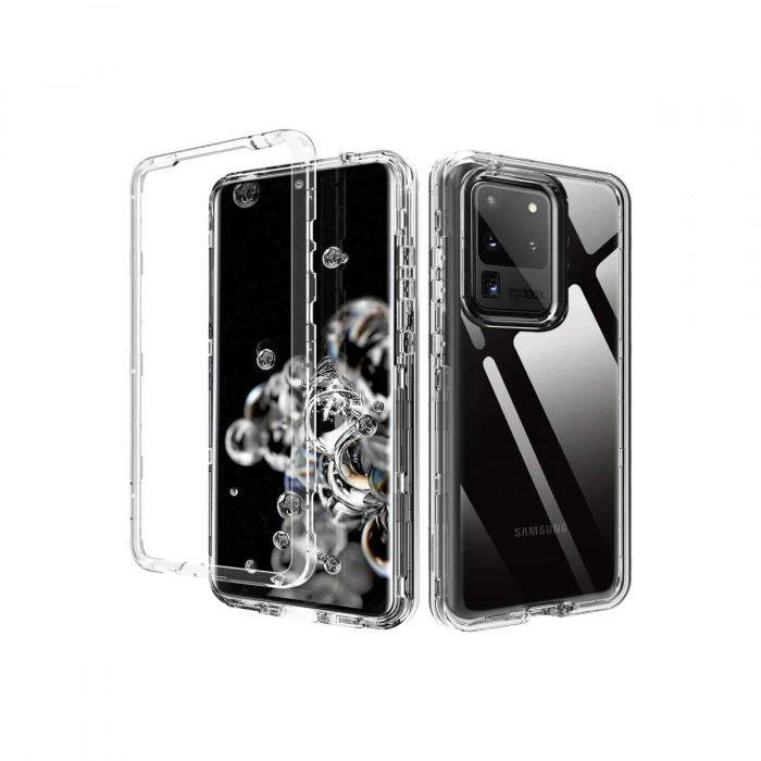 Newface Samsung Galaxy S20 Plus Kılıf Lüx Şeffaf Silikon