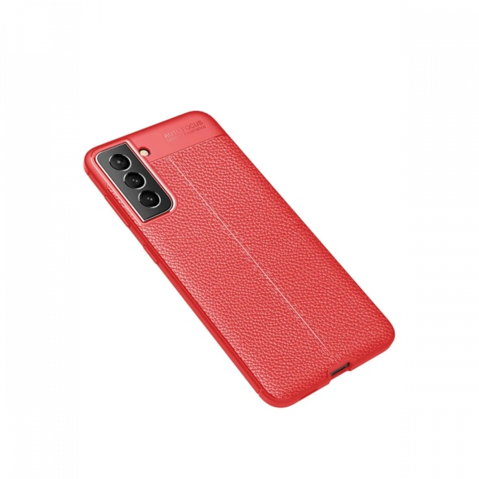 Samsung Galaxy S21 FE Kılıf Auto Focus Kapak - Kırmızı