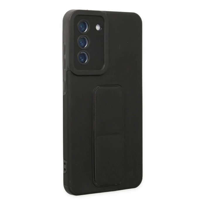Newface Samsung Galaxy S21 FE Kılıf Mega Standlı Silikon