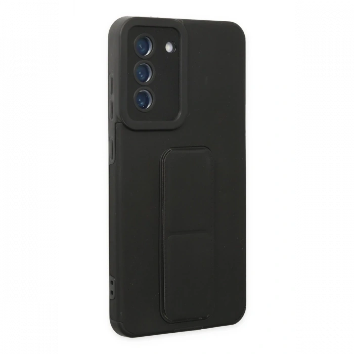 Newface Samsung Galaxy S21 FE Kılıf Mega Standlı Silikon