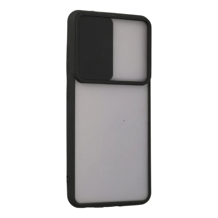 Newface Samsung Galaxy S21 FE Kılıf Palm Buzlu Kamera Sürgülü Silikon