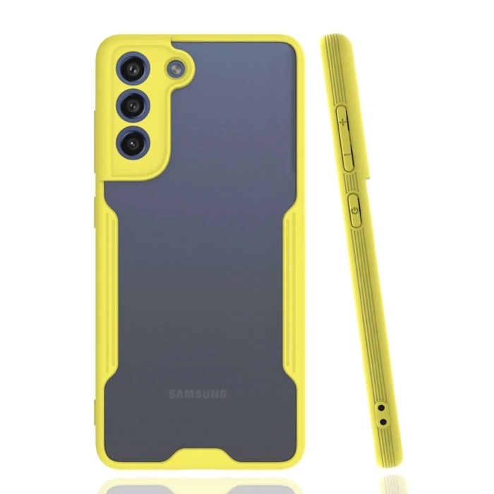 Newface Samsung Galaxy S21 FE Kılıf Platin Silikon