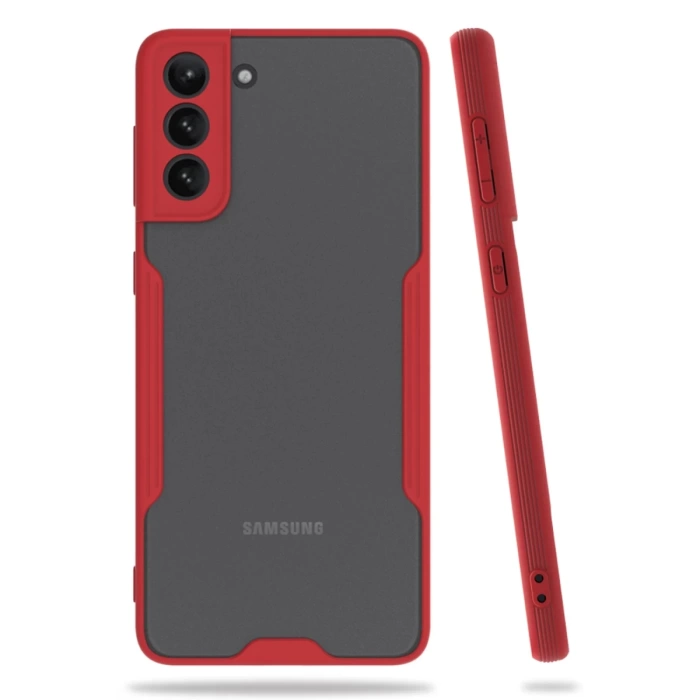 Newface Samsung Galaxy S21 Plus Kılıf Platin Silikon