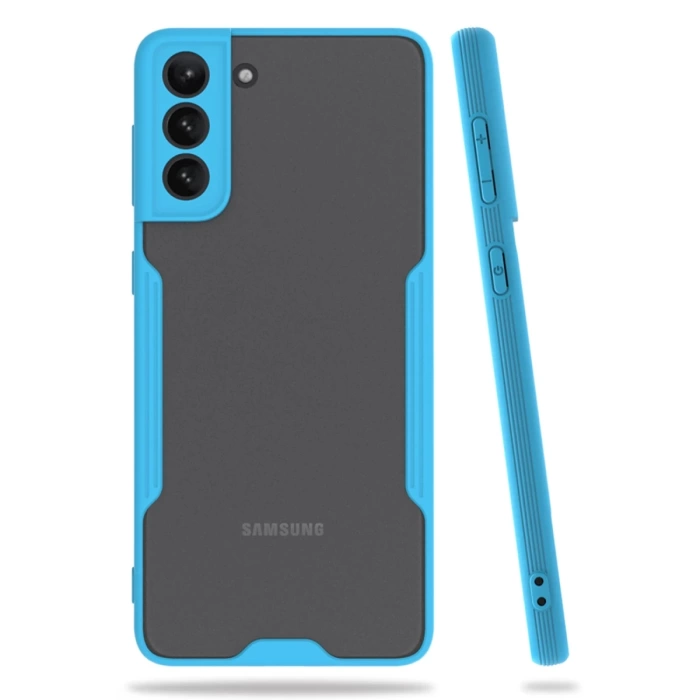 Newface Samsung Galaxy S21 Plus Kılıf Platin Silikon