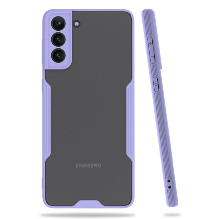 Newface Samsung Galaxy S21 Plus Kılıf Platin Silikon