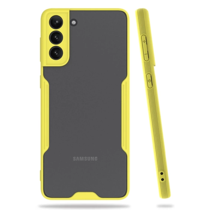 Newface Samsung Galaxy S21 Plus Kılıf Platin Silikon