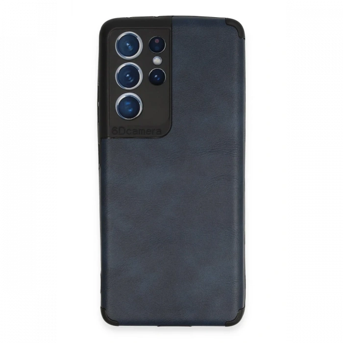 Newface Samsung Galaxy S21 Ultra Kılıf Loop Deri Silikon