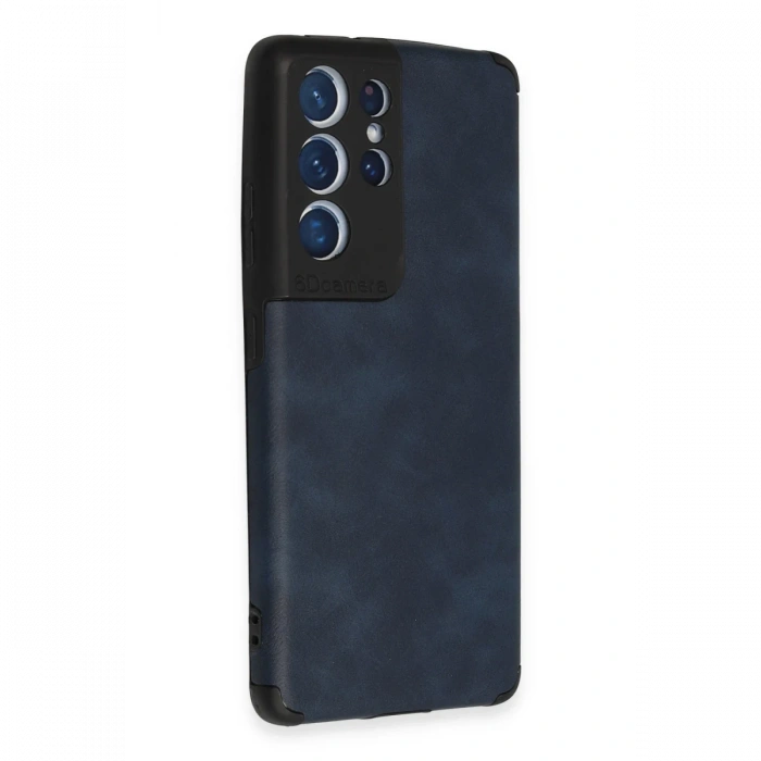 Newface Samsung Galaxy S21 Ultra Kılıf Loop Deri Silikon