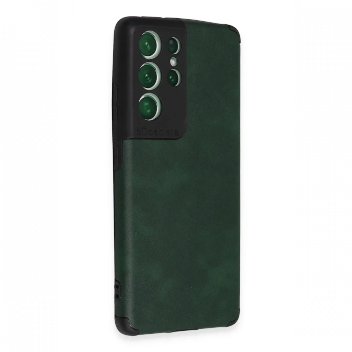 Newface Samsung Galaxy S21 Ultra Kılıf Loop Deri Silikon