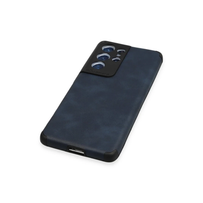 Newface Samsung Galaxy S21 Ultra Kılıf Loop Deri Silikon
