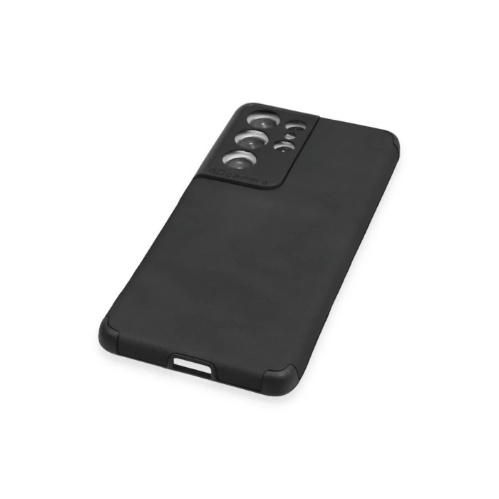 Newface Samsung Galaxy S21 Ultra Kılıf Loop Deri Silikon