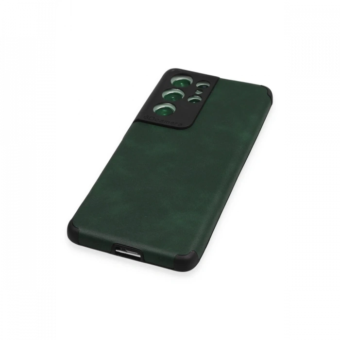 Newface Samsung Galaxy S21 Ultra Kılıf Loop Deri Silikon