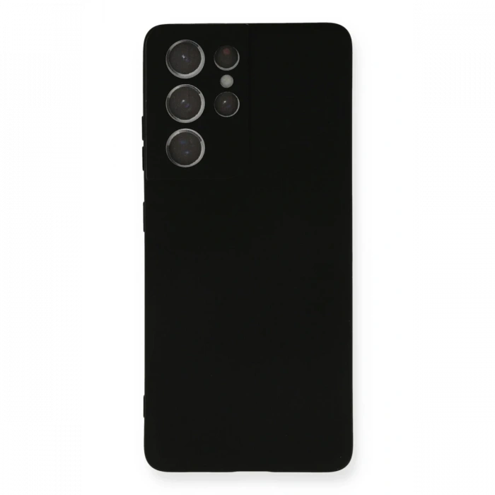 Newface Samsung Galaxy S21 Ultra Kılıf Nano içi Kadife Silikon