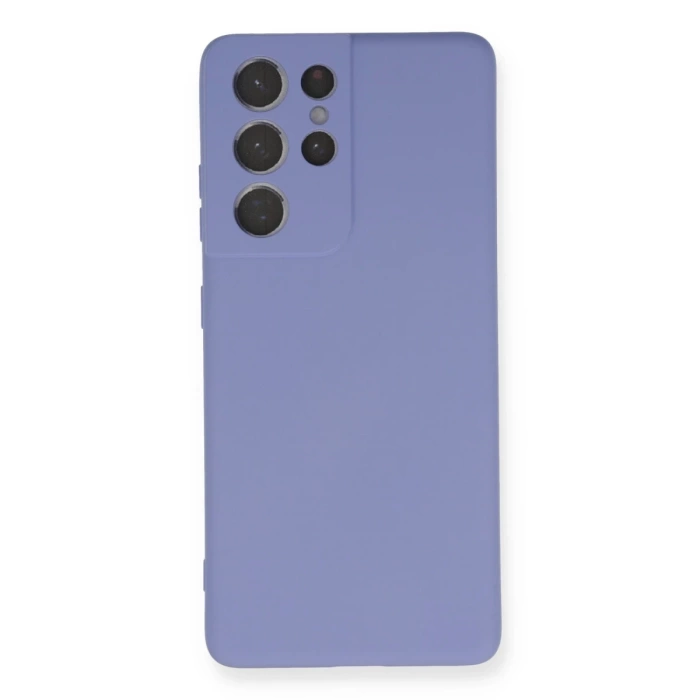 Newface Samsung Galaxy S21 Ultra Kılıf Nano içi Kadife Silikon