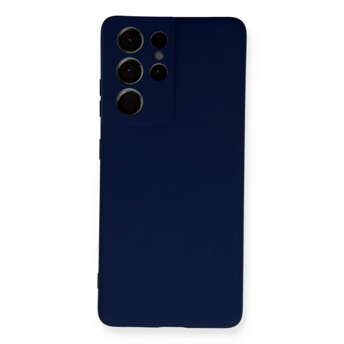 Newface Samsung Galaxy S21 Ultra Kılıf Nano içi Kadife Silikon