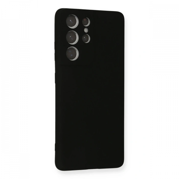 Newface Samsung Galaxy S21 Ultra Kılıf Nano içi Kadife Silikon