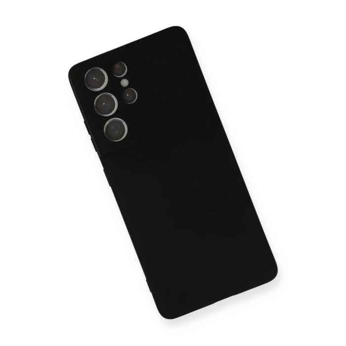 Newface Samsung Galaxy S21 Ultra Kılıf Nano içi Kadife Silikon