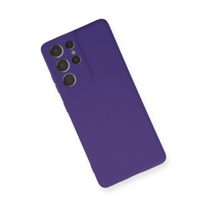 Newface Samsung Galaxy S21 Ultra Kılıf Nano içi Kadife Silikon