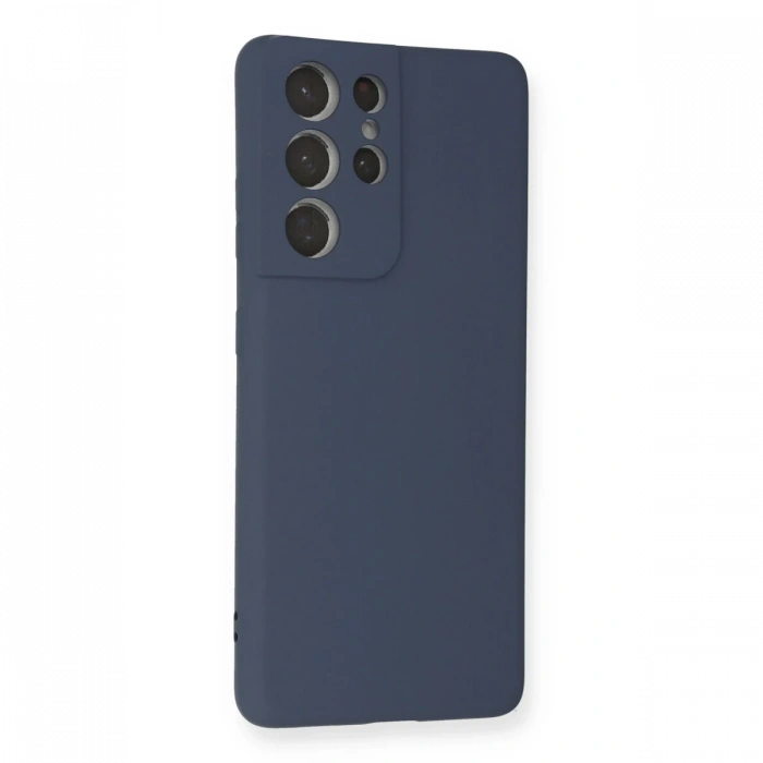 Newface Samsung Galaxy S21 Ultra Kılıf Nano içi Kadife Silikon