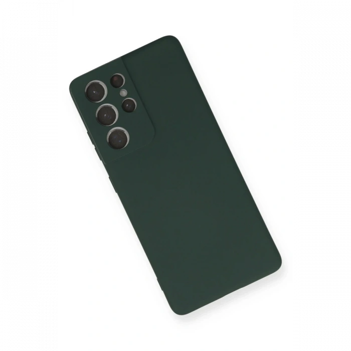 Newface Samsung Galaxy S21 Ultra Kılıf Nano içi Kadife Silikon