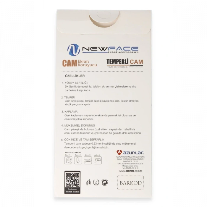 Samsung Galaxy S22 3D Antistatik Hayalet Cam Ekran Koruyucu