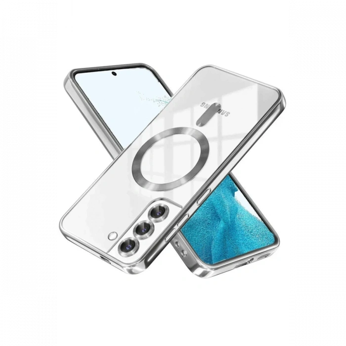 Samsung Galaxy S22 Kılıf Kross Magneticsafe Kapak - Titan Gri