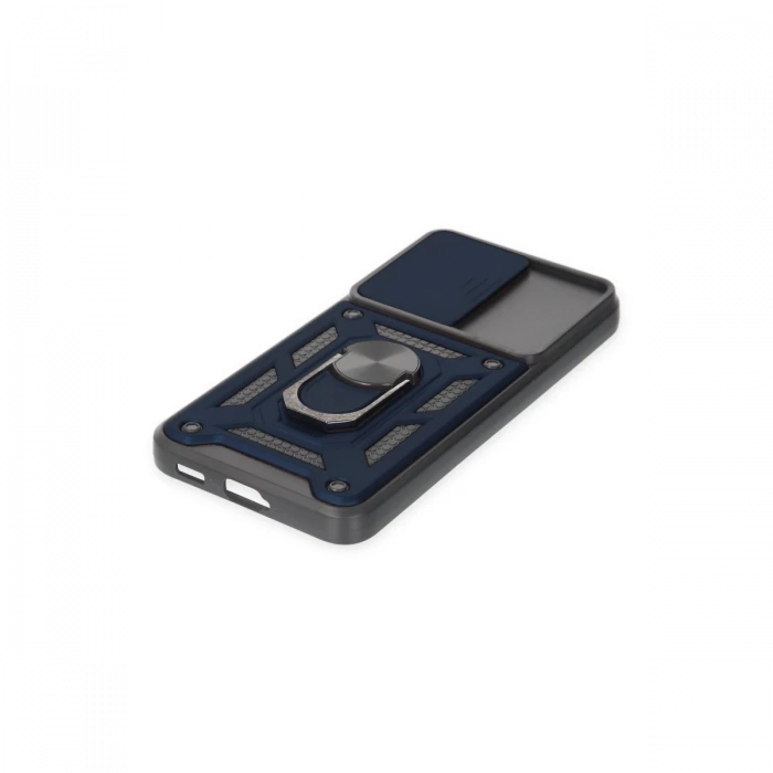 Newface Samsung Galaxy S22 Kılıf Pars Lens Yüzüklü Silikon