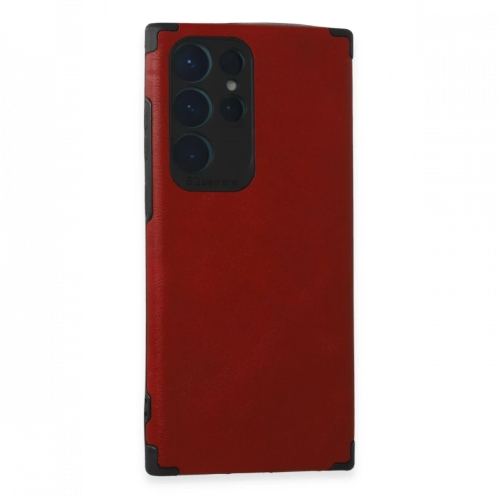 Newface Samsung Galaxy S22 Ultra Kılıf Loop Deri Silikon