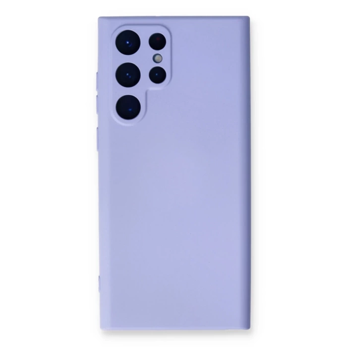 Newface Samsung Galaxy S22 Ultra Kılıf Nano içi Kadife Silikon