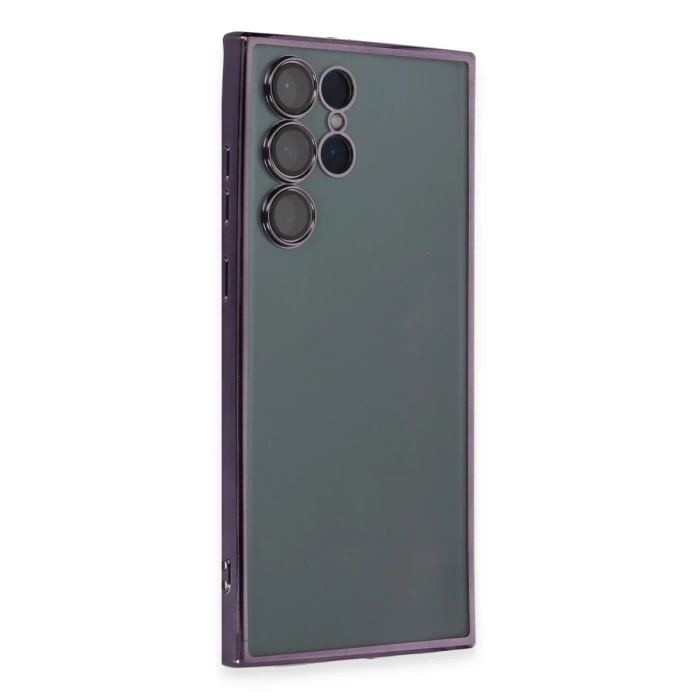 Newface Samsung Galaxy S22 Ultra Kılıf Razer Lensli Silikon
