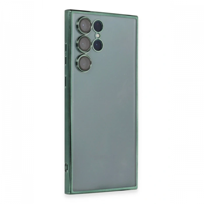 Newface Samsung Galaxy S22 Ultra Kılıf Razer Lensli Silikon