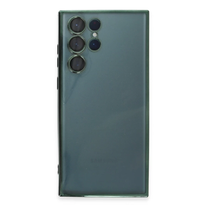 Newface Samsung Galaxy S22 Ultra Kılıf Razer Lensli Silikon