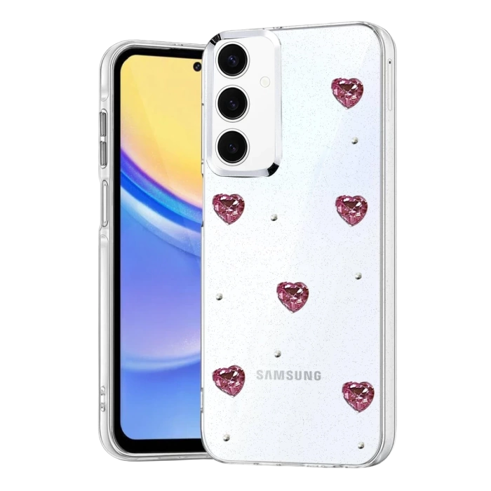 Newface Samsung Galaxy S23 FE Fiyonk Desenli Kapak