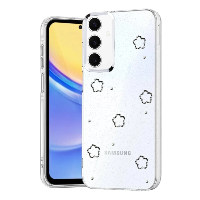 Newface Samsung Galaxy S23 FE Fiyonk Desenli Kapak