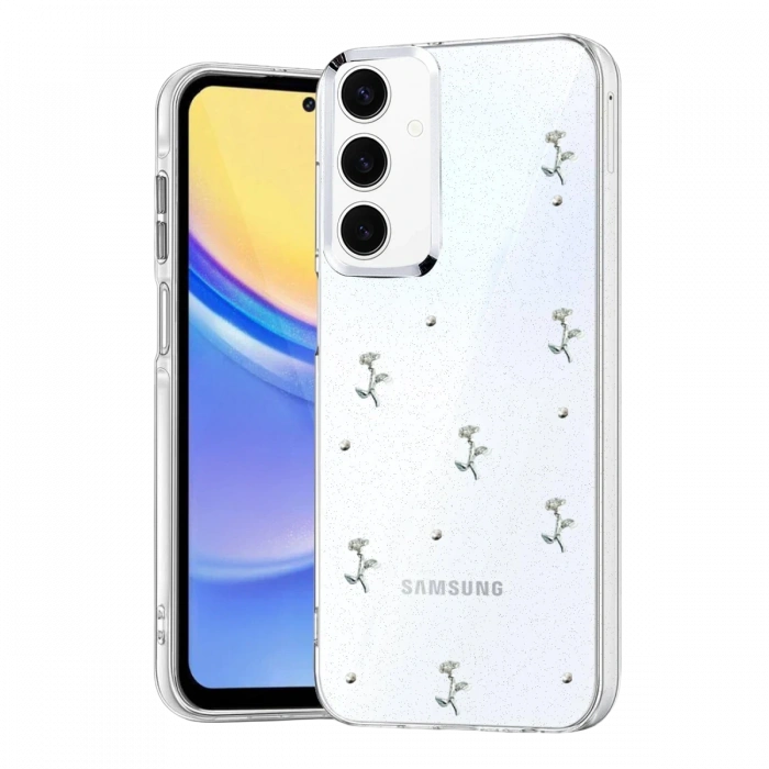 Newface Samsung Galaxy S23 FE Fiyonk Desenli Kapak