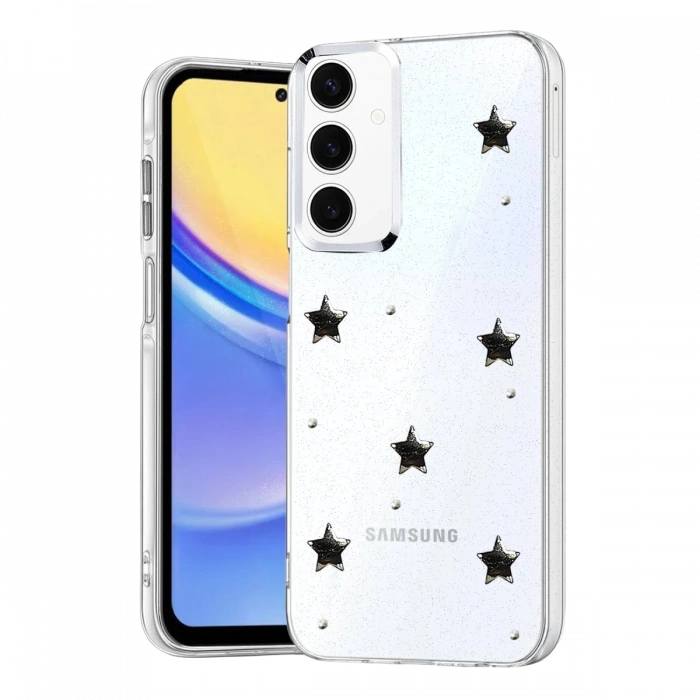 Newface Samsung Galaxy S23 FE Fiyonk Desenli Kapak