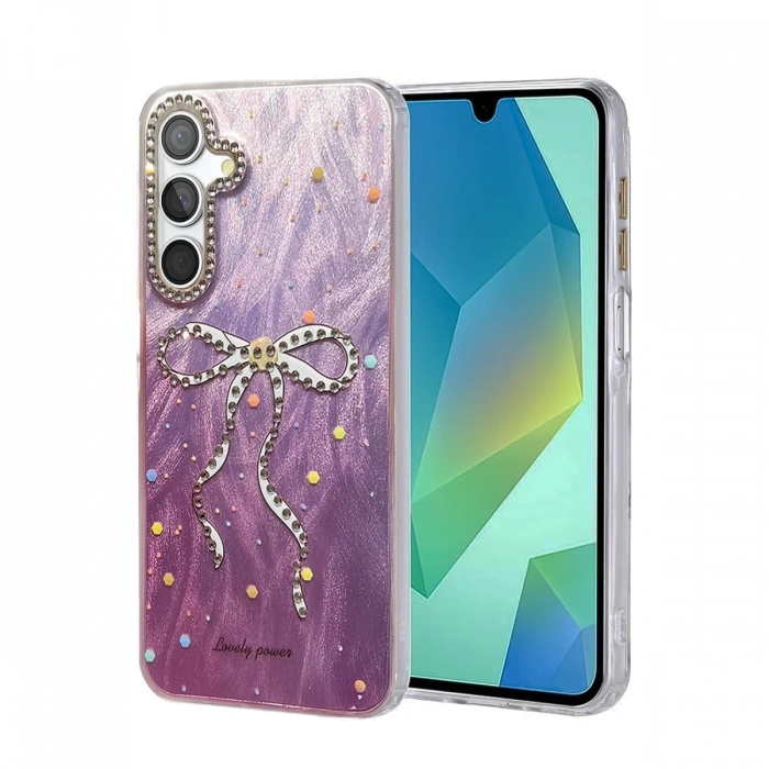 Newface Samsung Galaxy S23 FE Kılıf Blade Aynalı Desenli Kapak