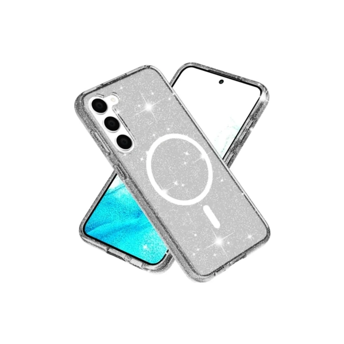 Newface Samsung Galaxy S23 FE Kılıf Glow Magsafe Kapak - Siyah