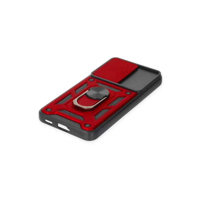 Newface Samsung Galaxy S23 FE Kılıf Pars Lens Yüzüklü Silikon