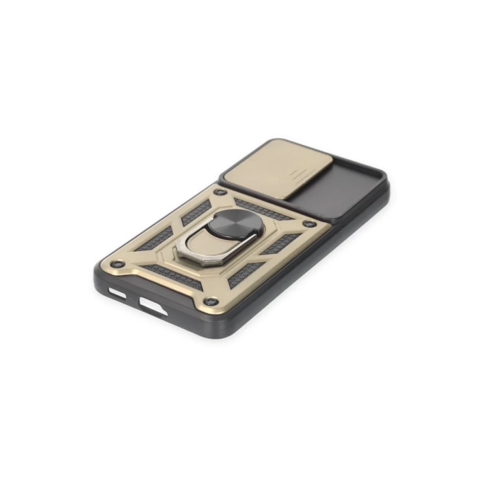 Newface Samsung Galaxy S23 FE Kılıf Pars Lens Yüzüklü Silikon