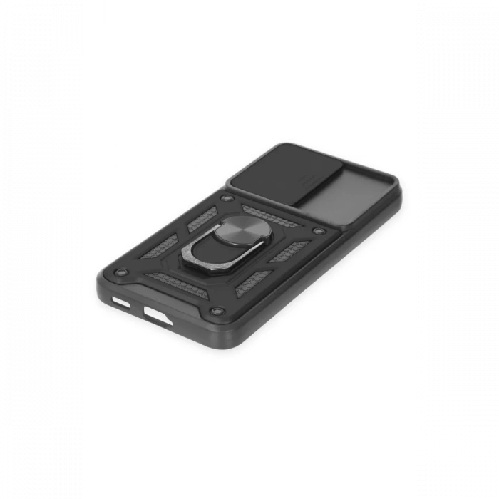 Newface Samsung Galaxy S23 FE Kılıf Pars Lens Yüzüklü Silikon