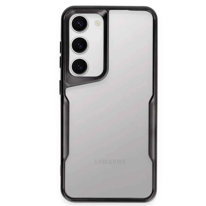 Newface Samsung Galaxy S23 Kılıf Boyi Silikon Kapak - Siyah