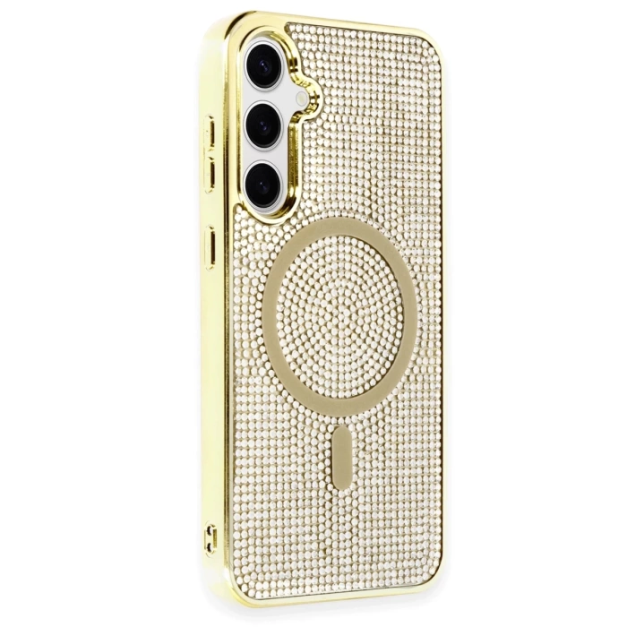 Newface Samsung Galaxy S23 Kılıf Diamond Magsafe Kapak