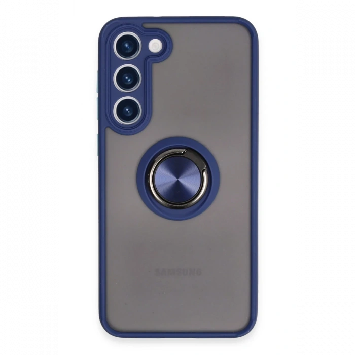 Newface Samsung Galaxy S23 Plus Kılıf Montreal Yüzüklü Silikon Kapak