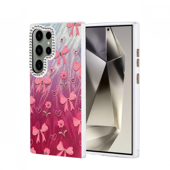 Samsung Galaxy S23 Ultra Kılıf Blade Aynalı Desenli Kapak