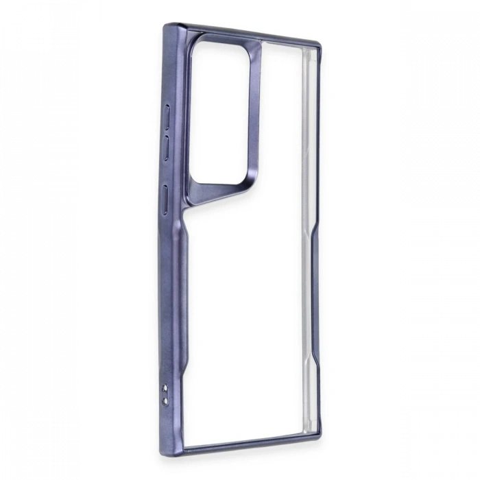 Newface Samsung Galaxy S23 Ultra Kılıf Boyi Silikon Kapak - Lacivert