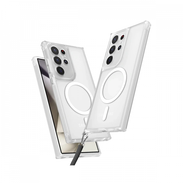 Newface Samsung Galaxy S23 Ultra Kılıf Enka Magsafe Silikon Kılıf